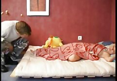 Linda Adolescente recibe videos xx japoneses una buena doble mierda!